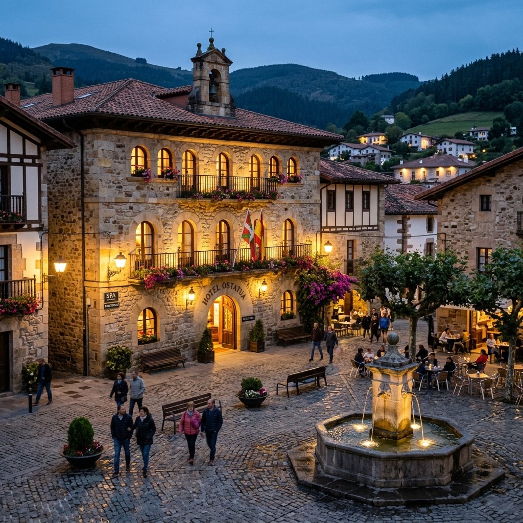 Hotel Balneario Orduña Plaza, hotel con spa en el casco histórico de Orduña