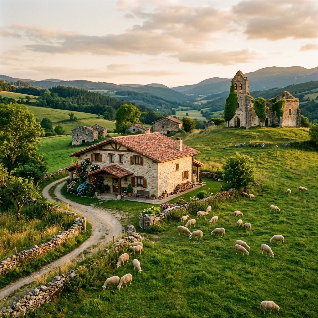 Casa Zaballa, alojamiento rural en un despoblado restaurado de Álava