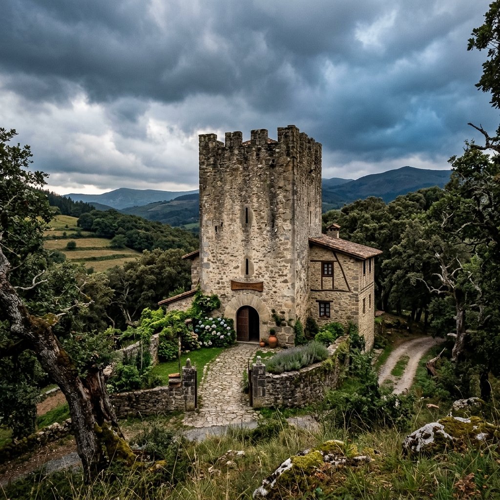 Torre Ortiz, casa torre medieval en Tertanga