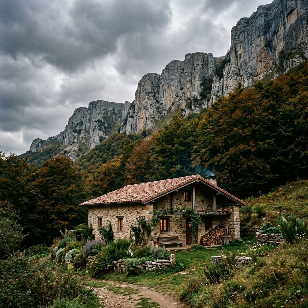 Ulle Gorri, casa rural de montaña en Délica