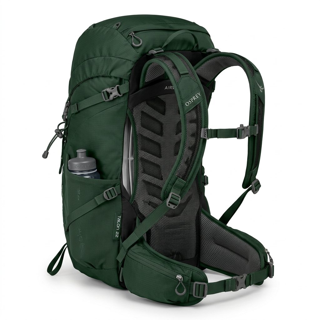 Mochila Osprey Talon 22 con sistema de ventilación AirScape
